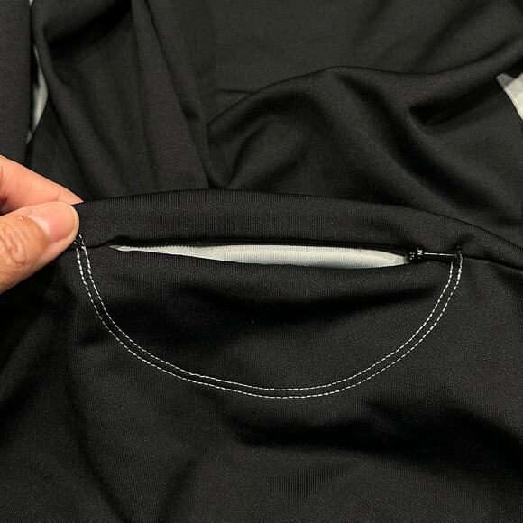 Alo Yoga Cool fit Long Sleeve Full Zip Jacket Women’s Size Medium Black & Gray - Picture 8 of 13